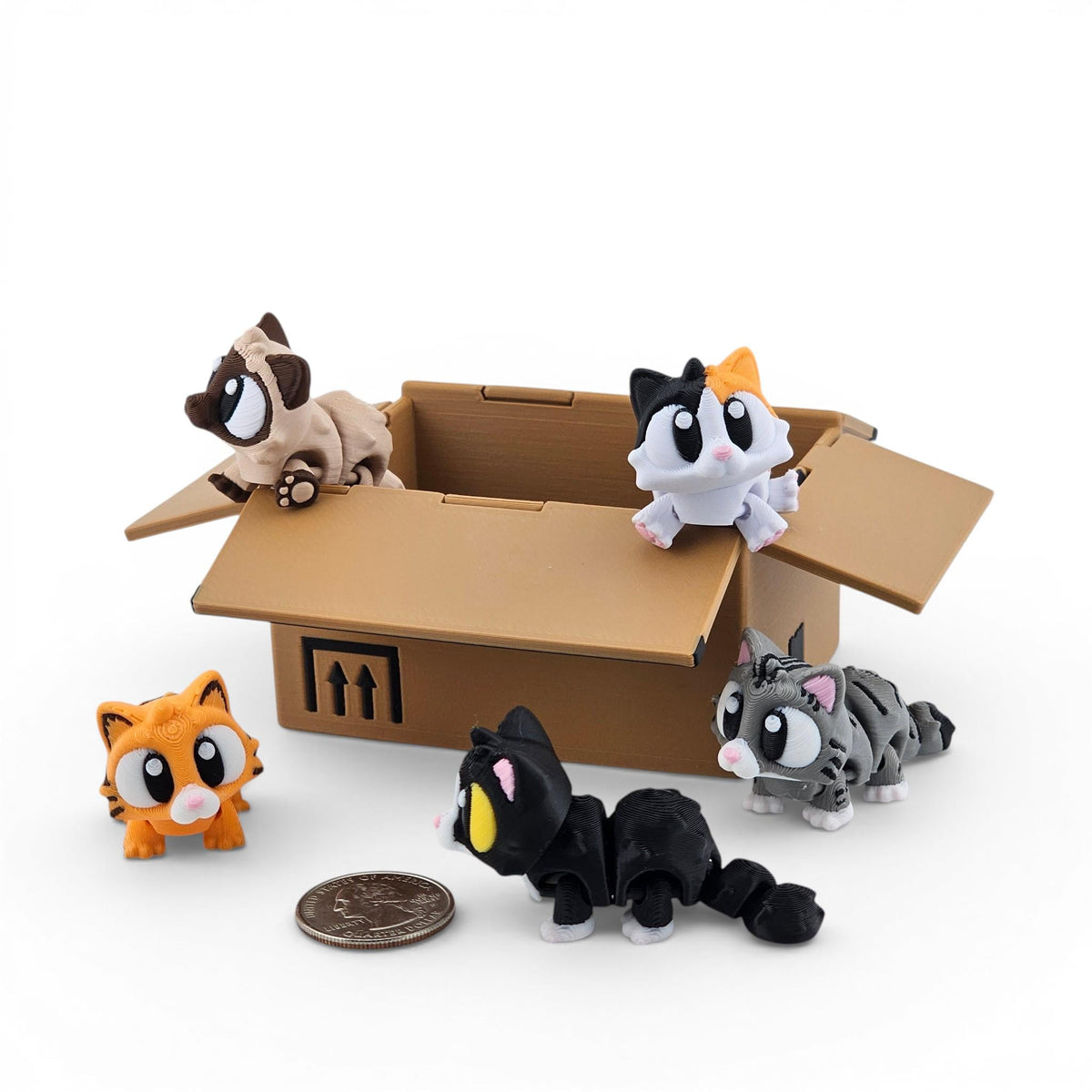 Cats in a Box Mini Playset
