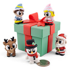 Holiday Helpers in a Present Mini Playset