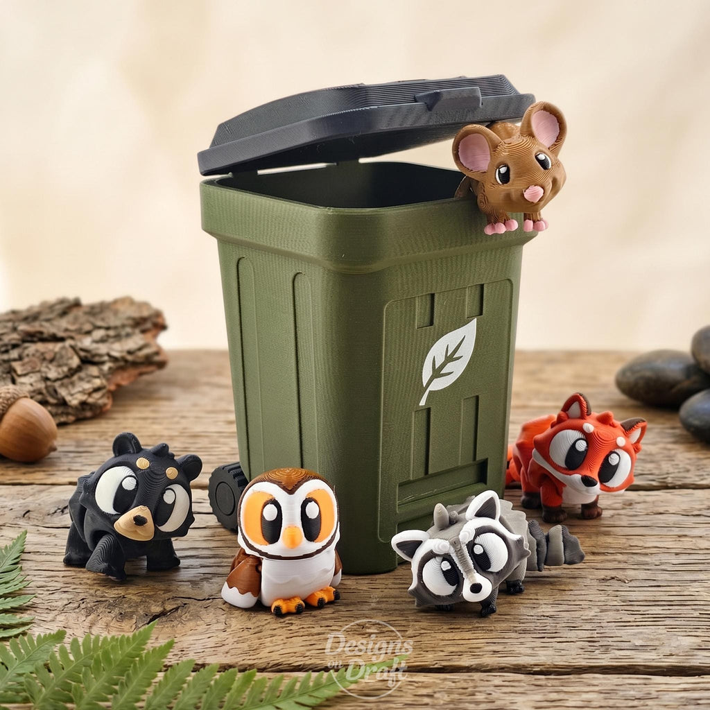 Brush Pile Bandits Mini Playset - Rural Animals Pack