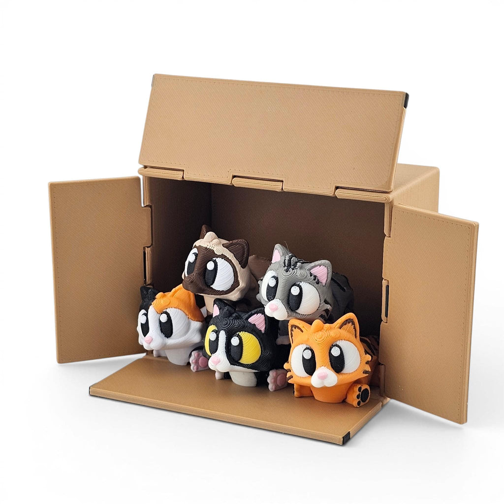 Cats in a Box Mini Playset