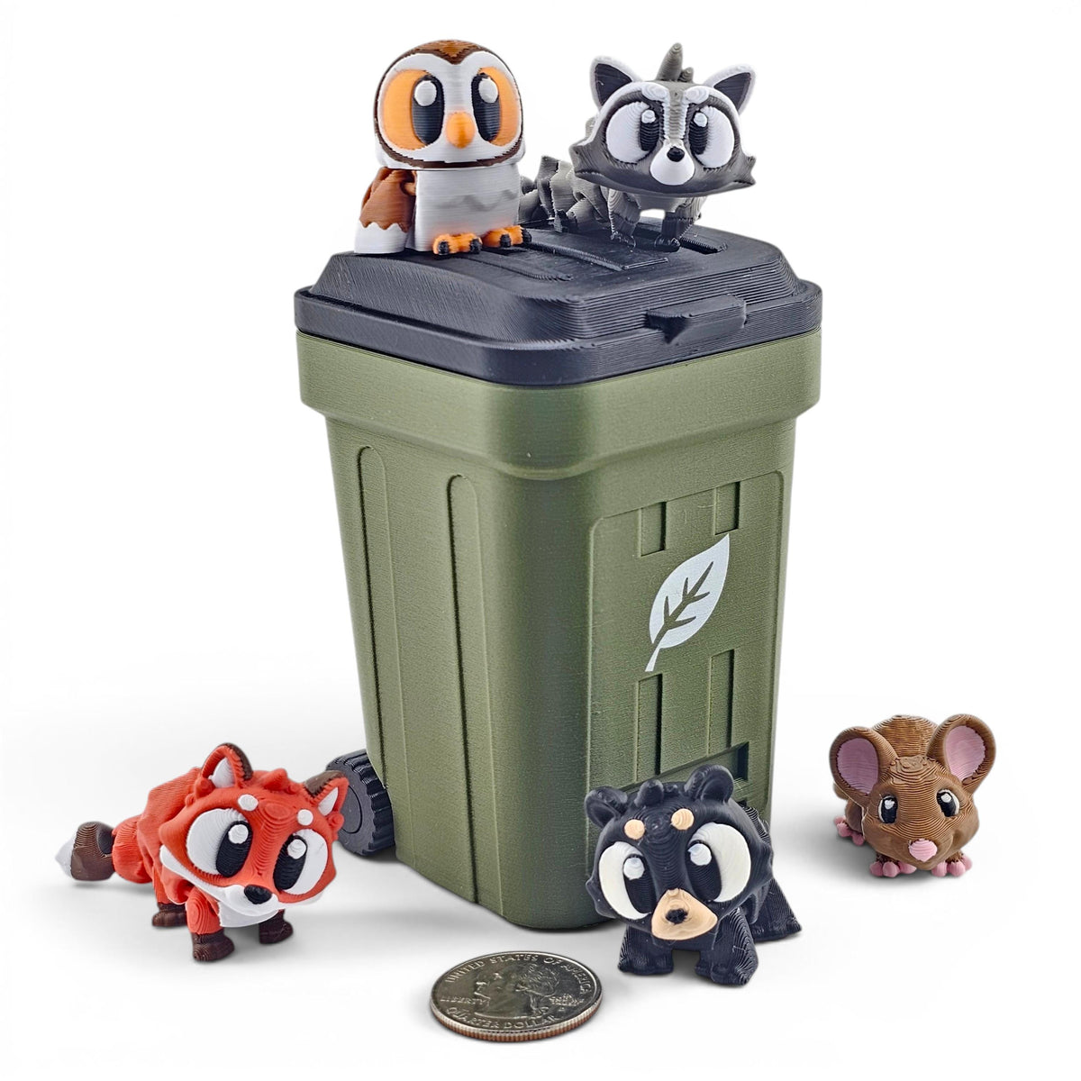 Brush Pile Bandits Mini Playset - Rural Animals Pack