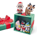 Holiday Helpers in a Present Mini Playset
