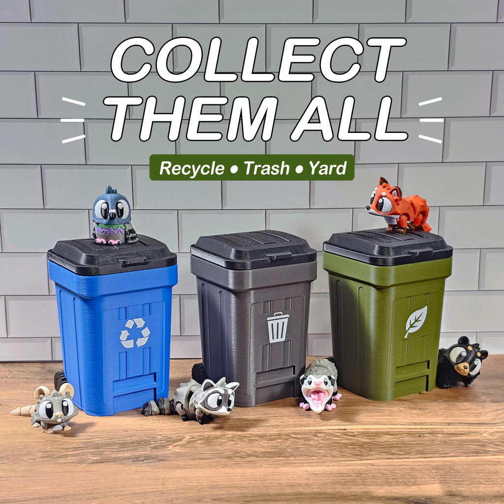 Brush Pile Bandits Mini Playset - Rural Animals Pack
