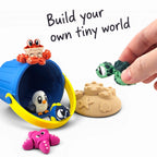 Beach Buddies in a Sand Pail Mini Playset