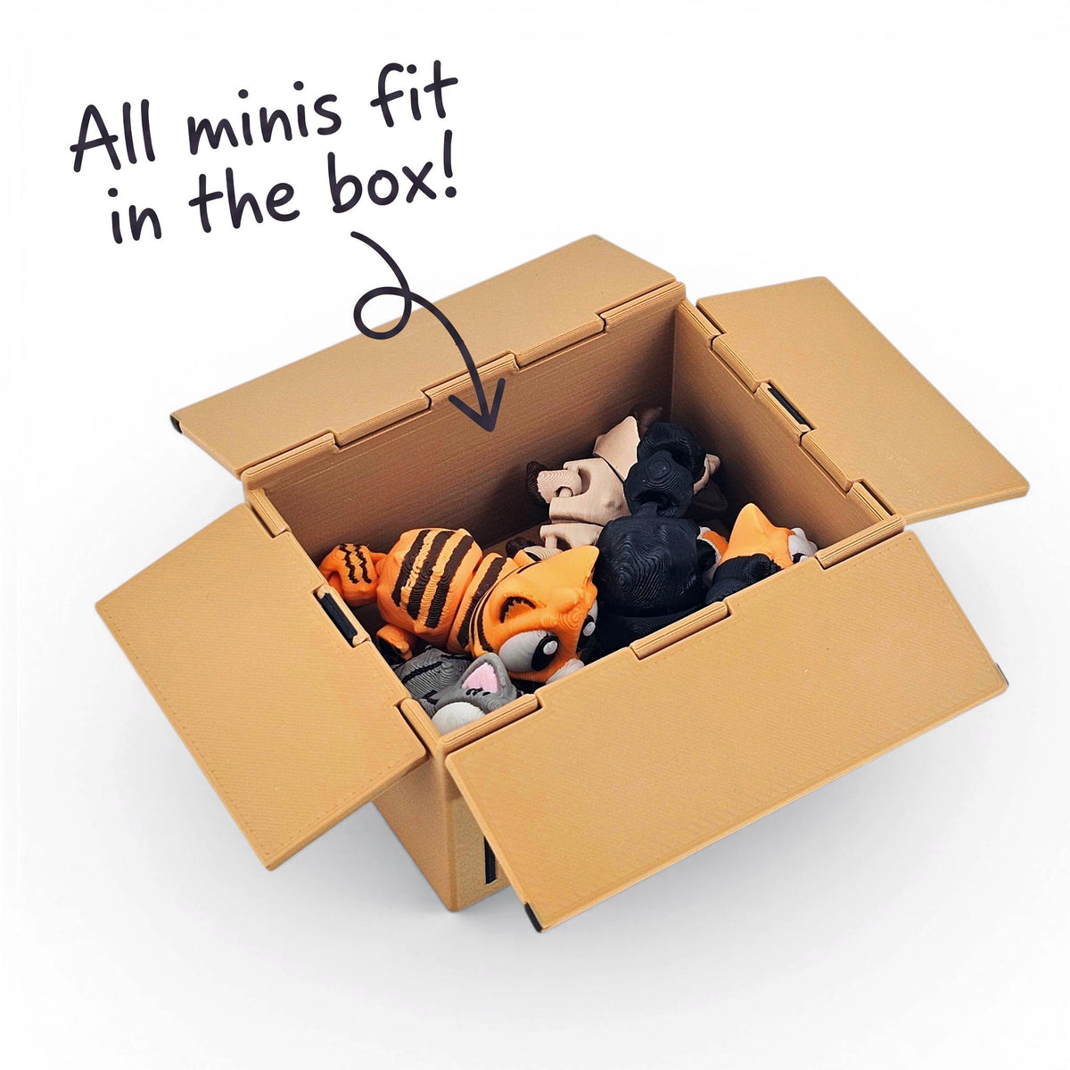 Cats in a Box Mini Playset