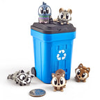 Rascals in a Recycling Bin Mini Playset - Urban Animals Pack