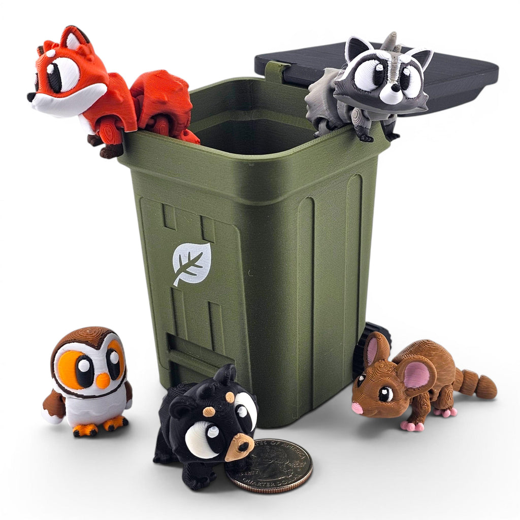 Brush Pile Bandits Mini Playset - Rural Animals Pack