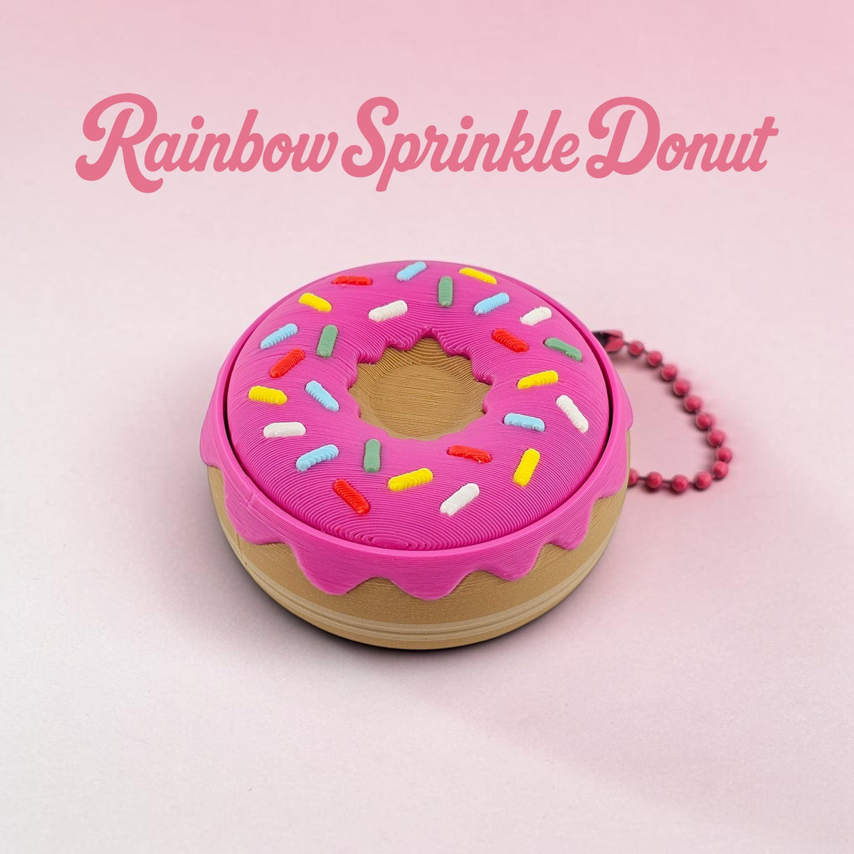 Mini Donut Clicker Fidget & Keychain