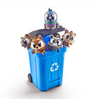 Rascals in a Recycling Bin Mini Playset - Urban Animals Pack